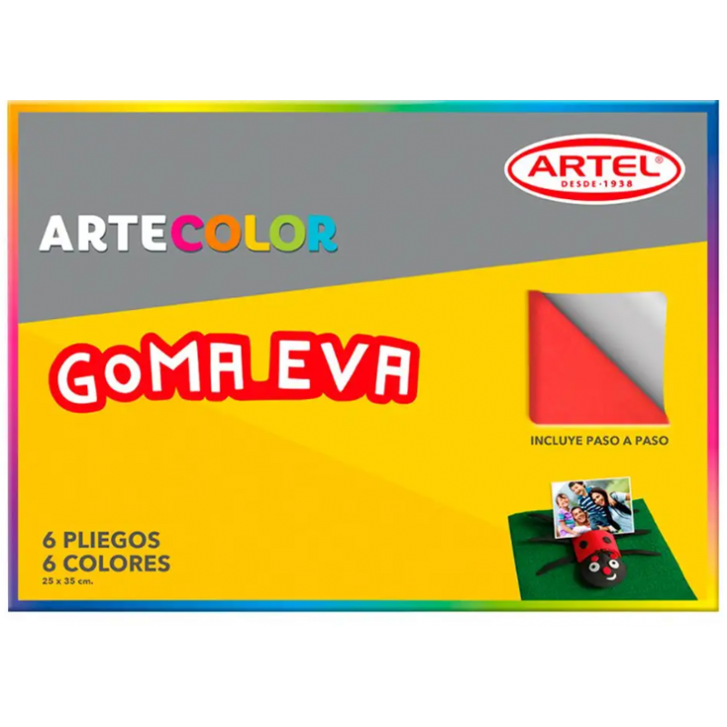 Estuche Artecolor Goma Eva Artel