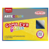 Estuche Artecolor Goma Eva Glitter Adhesivo Artel