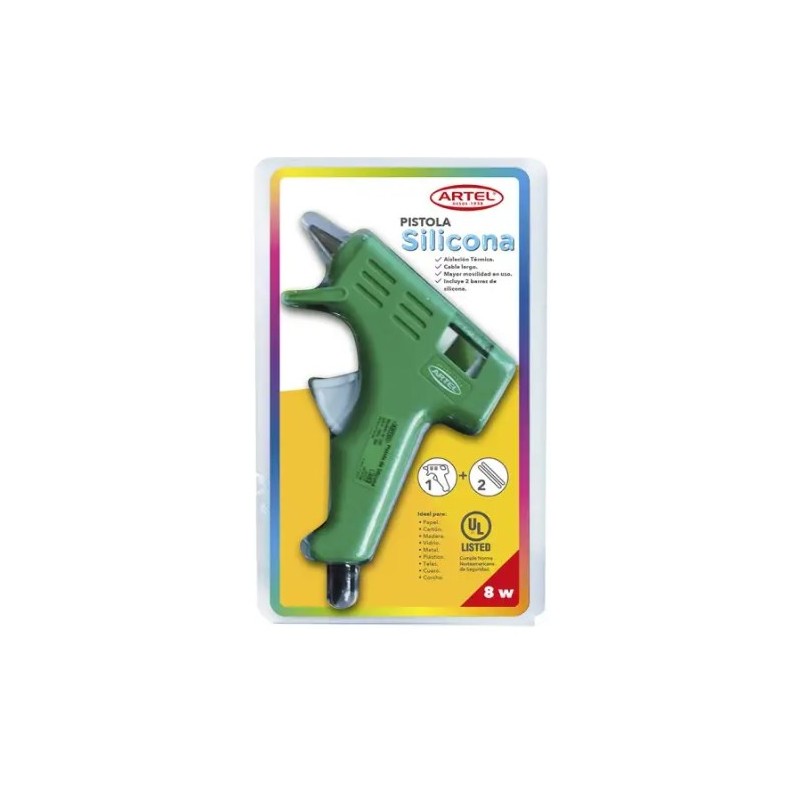 PISTOLA SILICONA 8w.
