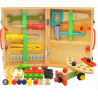 JUEGO CAJA DE HERRAMIENTAS DE MADERA
