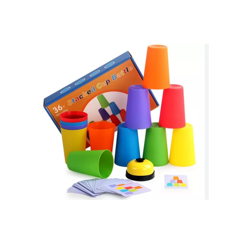 JUEGO DE VASOS APILABLES