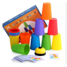 JUEGO DE VASOS APILABLES