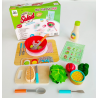 JUEGO PARA PREPARAR ENSALADAS, MADERA