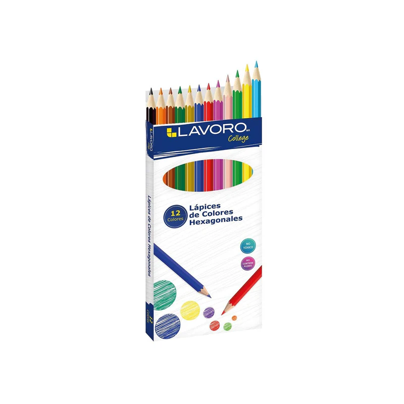 Lápices 12 Colores Lavoro