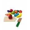 Fruta de madera cortables