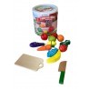 Fruta de madera cortables