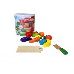 Fruta de madera cortables