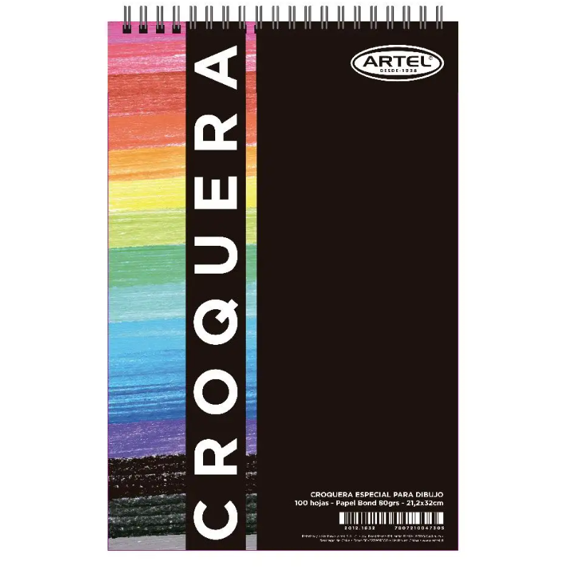 Croquera Bond 21x32 cm. Artel