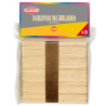 Bolsa 50 palitos de helado. Color natural. Artel