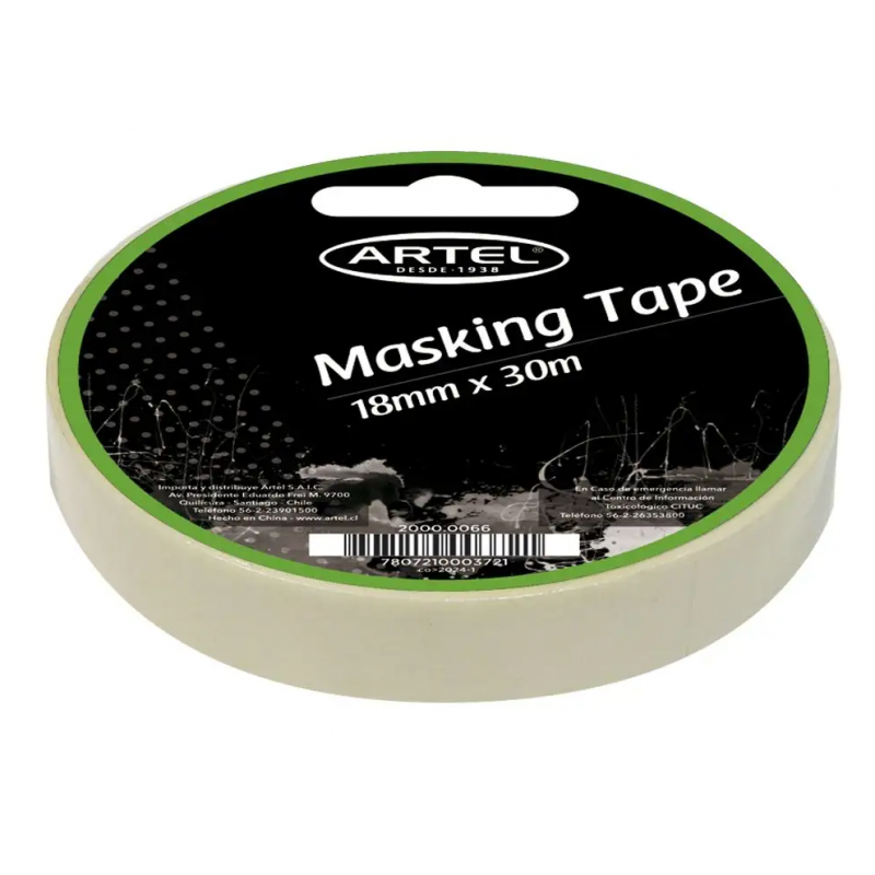 Masking Tape 18mmx30mts. Artel